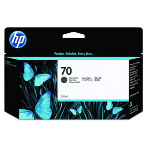  HP 70 Matte Black 130 ml Vivera Ink Cartridge for Various DesignJet Inkjet Printers. 