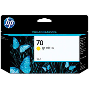  HP 70 Yellow Color 130 ml Vivera Ink Cartridge for Various DesignJet Inkjet Printers. 