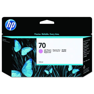  HP 70 Light Magenta Color 130 ml Vivera Ink Cartridge for Various DesignJet Inkjet Printers. 