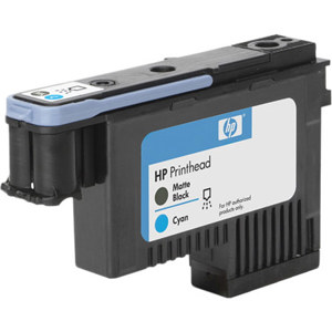  HP 91 Matte Black and Cyan Printhead 