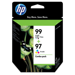 HP #97/99 Combo-Pack Photo Black / Tri-Color Inkjet Cartridges C9517FN