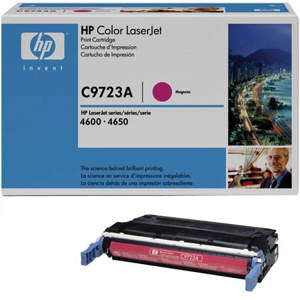  HP C9723A Magenta Print Cartridge for Select Color Laserjet Printers (Yield: Appx 8,000 Copies) 