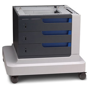  HP Color LaserJet 3x500-Sheet Paper Feeder and Cabinet 