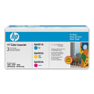  HP CE257A Color Toner Cartridge, Tri Pack 