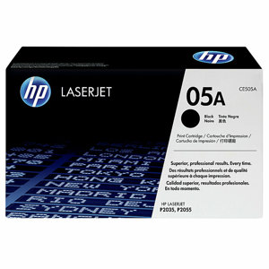  HP CE505A LaserJet Black Family Print Cartridge for the P2035 and P2055 Printer Series (Yield: Appx. 2,300 Copies) 