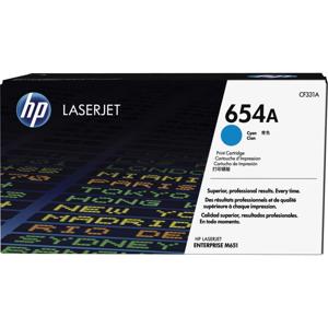  HP 654A Cyan Original LaserJet Toner Cartridge for M651 Series Printers, 15000 Pages Yield 