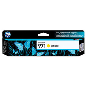  HP 971 Yellow Officejet Ink Cartridge, 2500 Pages 