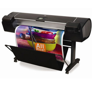  HP Designjet Z5200 44" Inkjet Large Format Printer, 445 ft2/h Color Print Speed, 2400x1200dpi Print Resolution 