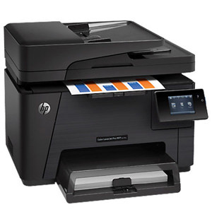  HP LaserJet Pro M177fw Color Multifunction Printer, 16ppm Black/4ppm Color, 600x600 dpi, 150 Sheet Input Tray - Print, Copy, Scan, Fax 