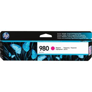  HP 980 Magenta Original Ink Cartridge for MFP, X555 and X585 Series Printers, 6600 Pages Yield 