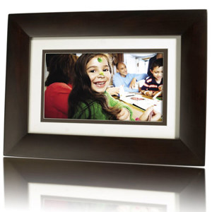 HP DF730P1 7 inch LCD Digital Photo Frame, Dark Wood: Picture 1 regular