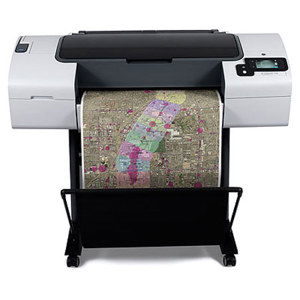  HP DesignJet T790 24" Postscript ePrinter, 2400x1200dpi Resolution, Hi-Speed USB 2.0 