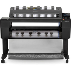  HP DesignJet T1500 36" Large-Format ePrinter, 2 ppm Print Speed, 2400x1200 dpi Print Resolution, 2 Rolls Capacity, Gigabit LAN, USB Host 