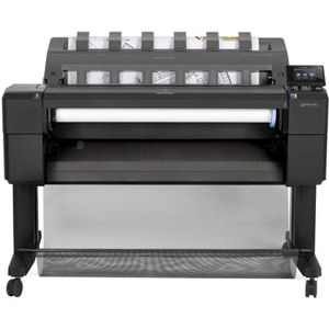  HP DesignJet T920 36" Large-Format PostScript ePrinter, 2 ppm Print Speed, 2400x1200 dpi Resolution, Gigabit LAN, USB host 