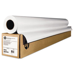  HP Inkjet Wide-Format Matte Canvas Fabric, 16mil, 97% Bright, 24"x50' Roll 