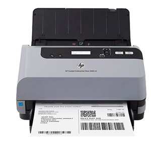  HP Scanjet Enterprise Flow 5000 s2 Sheet-Feed Scanner, 600dpi, 25ppm/50ipm Scan Speed, 50 Sheets ADF Capacity, 2000 Pages Duty Cycle 