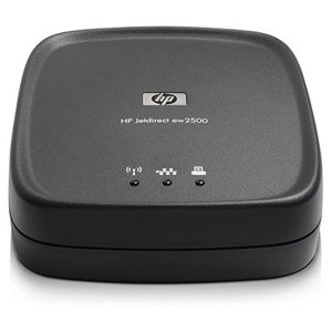  HP Jetdirect ew2500 802.11b/g Wireless Print Server, 32MB Memory, 54Mbps Transmission Speed 
