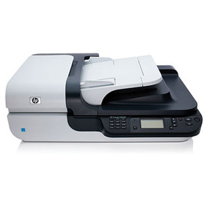  HP Scanjet N6350 Networked Document Flatbed Scanner, CCD Image Sensor, 2400 dpi Resolution, USB 2.0 Connectivity 