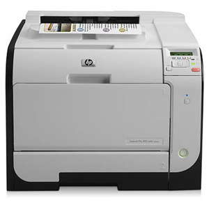  HP LaserJet Pro 400 Color M451dw Printer, 21 ppm Print Speed, 600x600dpi Resolution, 2-line LCD, 128MB Storage Memory, WiFi, USB 