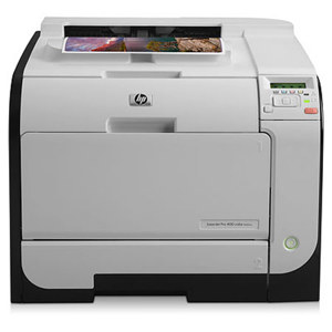  HP LaserJet Pro 400 Color M451nw Printer, 21 ppm Print Speed, 600x600dpi Resolution, 2-line LCD, 128MB Storage Memory, WiFi, USB 
