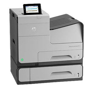  HP Officejet Enterprise Color X555xh Inkjet Printer, 72ppm Black/Color, 2400x1200dpi, 2 500-Sheet Input Tray, USB 2/Gigabit Ethernet 