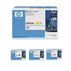  HP Q595 Print Cartridge Set For  LaserJet 4700 Series Printer 