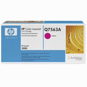  HP Color LaserJet Q7563A Magenta Print Cartridge for various  printers, Yield: 3,500 Pages 