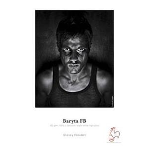  Hahnemuhle Fine Art Baryta FB, Bright White High Gloss Inkjet Paper, 350 gsm, 11x17", 25 Sheets 