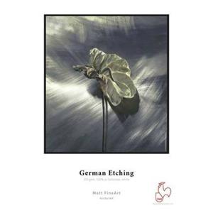  Hahnemuhle Matte German Etching 310 g/mA 100 % TCF pulp, Natural White Mould-made Watercolour Inkjet Paper, 13x19", 25 Sheets 