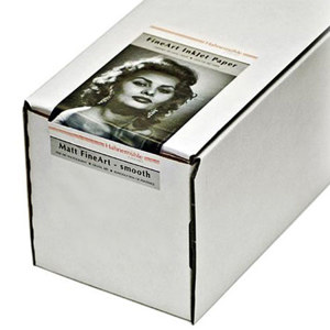  Hahnemuhle Matte Photo Rag, 100 % Rag, Smooth, White Inkjet Paper, 308 g/mA, 17"x39' Roll 
