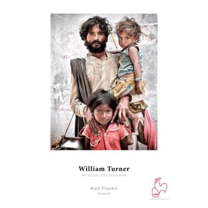  Hahnemuhle William Turner Matte, 310 g/mA 100 % Rag, Natural White Mould-made Watercolour Inkjet Paper, 13x19", 25 Sheets 