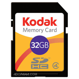 Kodak 32GB Secure Digital High Capacity (SDHC) Class 4 Memory Card: Picture 1 regular