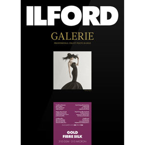  Ilford Ilford GALERIE Prestige Gold Fibre Silk Inkjet Paper, 310 gsm, 8.5x11", 50 Sheet Pack 