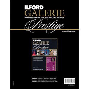  Ilford Galerie  Gold Fiber Sample Photo Papers, 8.5 x 11", 5 Sheets 