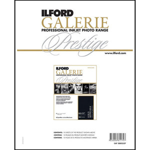  Ilford Galerie Gold Mono Sample Photo Papers, 8.5x11", 10 Sheets 