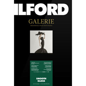  Ilford GALERIE  Smooth Gloss Inkjet Paper, 310 gsm, 11x17", 25 Sheet Pack 