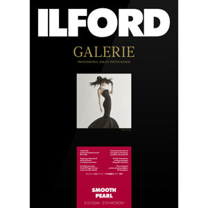  Ilford Ilford GALERIE Prestige Smooth Pearl Inkjet Paper, 310 gsm, 11x17", 25 Sheet Pack 
