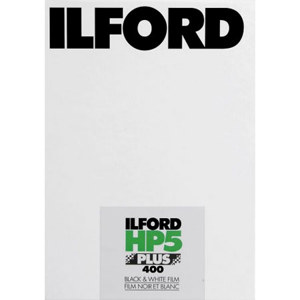 Ilford HP-5 Plus 400 Fast B/W Film, 4 x 5in, 25 Sheets: Picture 1 regular