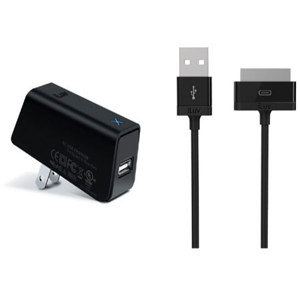 iLuv IAD563BLK USB AC Charger with Charge/Sync Cable for iPad, iPhone and iPod: Picture 1 regular