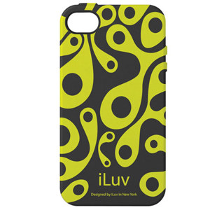 iLuv Aurora Glow-in-the-Dark Case for iPhone 4GS, Black: Picture 1 regular