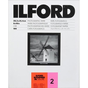 Ilford Ilfospeed RC Grade 2 B/W Paper, Gloss 8x10in-100: Picture 1 regular