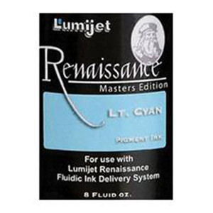  Lumijet Lumiflo  Masters Series Light Cyan Ink in a 8 oz. Bulk Bottle. 
