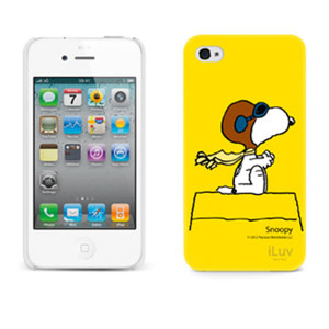 iLuv Peanuts Character Hardshell Case for iPhone 4/4S, Snoopy - Yellow: Picture 1 regular