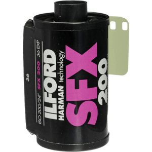 Ilford SFX 200 B/W Camera Film, 35mm, 36 Exposures: Picture 1 regular