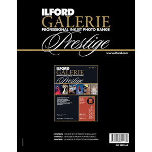  Ilford Galerie  High Gloss Sample Photo Papers, 8.5x11", 5 Sheets 