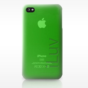 iLuv Soft-coated Translucent Silk Ultra Thin Case ICC733GRN