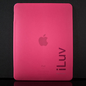 iLuv iCC801 Silicone Case for the 9.7 inch iPad, Pink: Picture 1 regular