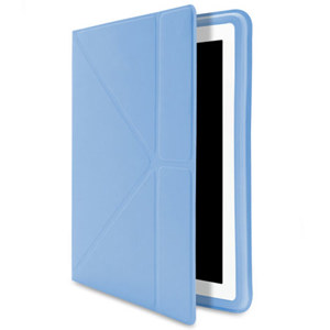 iLuv Origami Folio Slim Folio Cover with Multiple Angle Stand for iPad 3, Blue: Picture 1 regular
