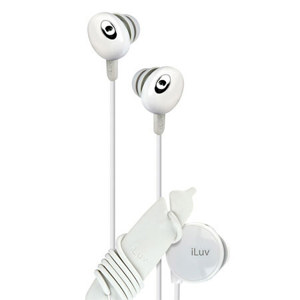 iLuv In-ear Hi-Fi Earphone w/Volume Control f/iPhone/iPod/MP3 -White #IEP311WHT: Picture 1 regular