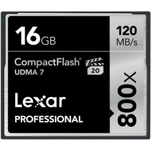 Lexar 16GB Professional 800x CompactFlash Card: Picture 1 regular